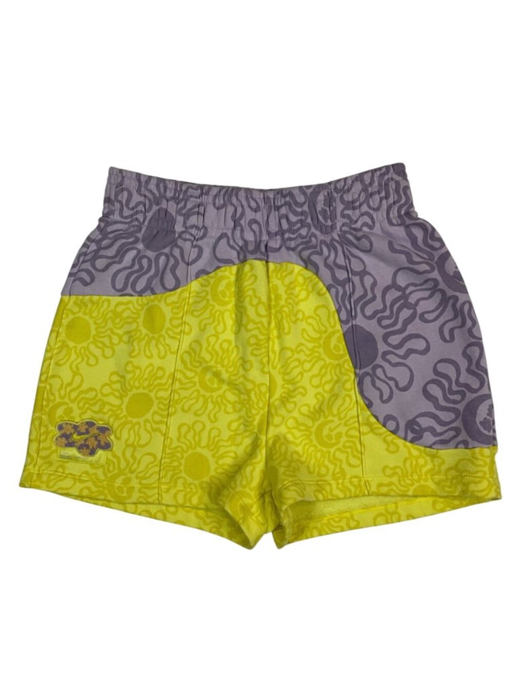 Nike Project Uphoria Fleece Shorts M Purple Yellow Loungewear